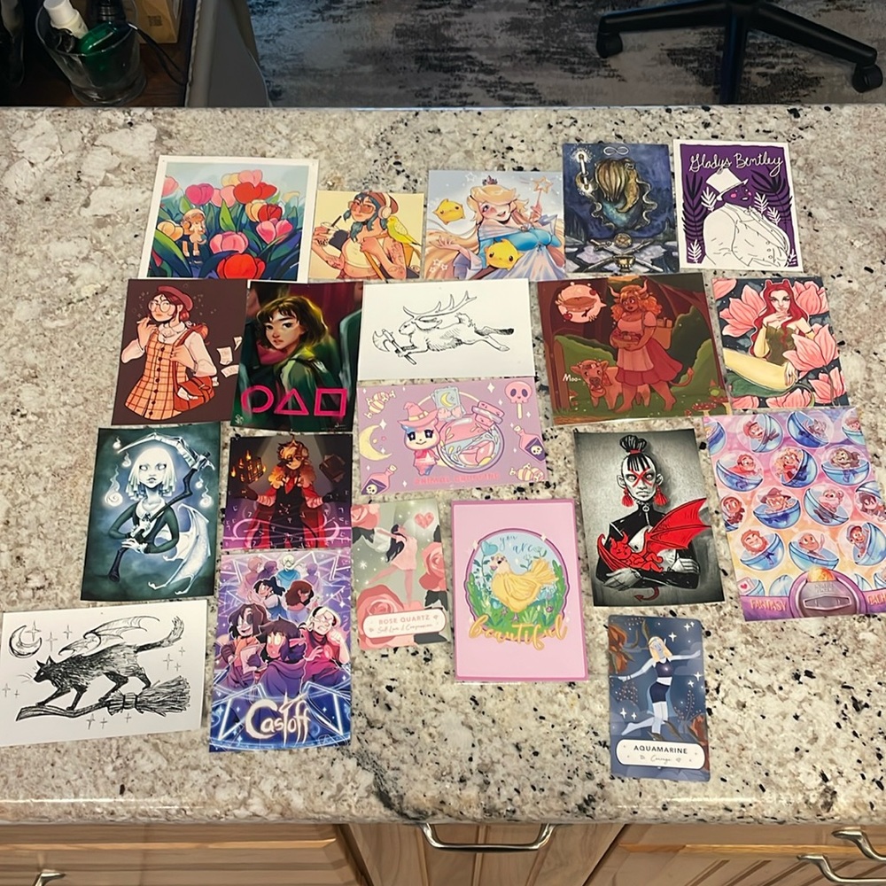 20 Art Prints Lot by Various Artists